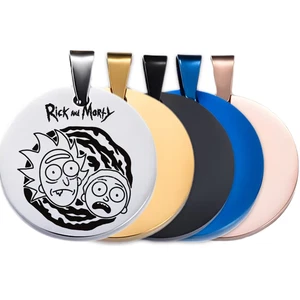 Rick and Morty Personalised Dog Cat Pet ID Tag – Custom Engraved Name - Picture 1 of 7
