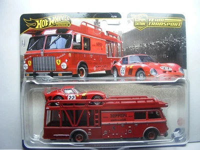 Hot Wheels Premium:    Ferrari 250 GTO & Fiat 642 RN2 Bartoletti   New Mint - Image 1 of 3
