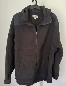 Duluth Trading Hoodie Herren 3XL groß schwarz Fleece gefüttert Stretch Freizeit durchgehender Reißverschluss - Bild 1 von 15