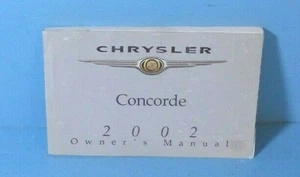 Chrysler Concorde 02 2002 manual de dueños - Imagen 1 de 1