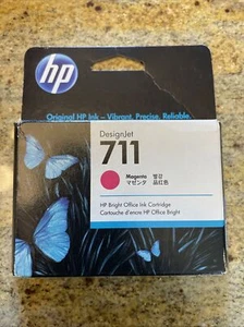 HP Genuine 711 Magenta Design Jet Ink Cartridge CZ131A EXP 08/25 - Picture 1 of 2