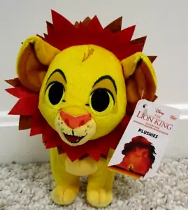 2018 Funko Plushies Disney The Lion King Simba Plush 8” Stuffed Doll Stuffie NWT - Picture 1 of 4