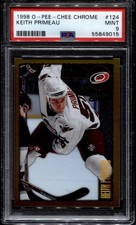 1998 O-Pee-Chee Chrome OPC #124 Keith Primeau PSA 9 Mint POP 1 Highest Hurricane