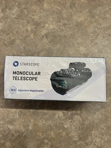 STARSCOPE MONOCULAR TELESCOPE 10x FIXED MAGNIFICATION SEALED BRAND NEW - Picture 1 of 3