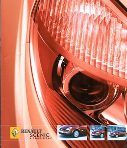 Renault Scenic & Grand Scenic 2004-2005 UK Market Sales Brochure - Picture 1 of 2