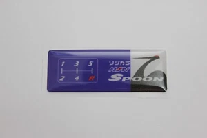 Spoon 5 Speed Gear Configuration Decal Sticker Honda Accord Civic Jazz HRV CRV - Foto 1 di 3