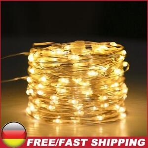 Christmas Fairy Light Copper Wire 5M 50LED Christmas Holiday Lamp (Warm White)