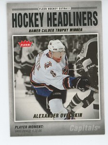 2006-07 FLEER HOCKEY HEADLINERS INSERT #14 ALEX OVECHKIN WASHINGTON CAPITALS