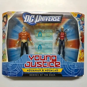 DC Universe JLU Young Justice Aquaman and Aqualad Action Figure 2 Pack NIB - Picture 1 of 6
