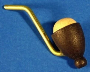 Dark Brown Pipe - 3/4 Inch Body - Replacement Part for German Smoker - Picture 1 of 1