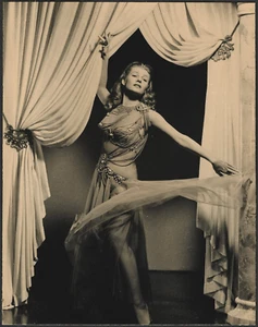HOLLYWOOD RITA HAYWORTH ATTRICE SPLENDIDA FOTO ORIGINALE DBLWT VINTAGE DI COBURN - Foto 1 di 2