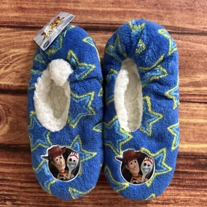 Disney Toy Story Slipper Socks Kids M/L Shoe Size 13-4 By Snuggle Ties Bx7 - Picture 1 of 6