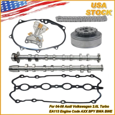Timing Chain Camshaft Kit For Audi A4 VW GTI Jetta Passat BPY AXX BWT 2.0 TFSI - Image 1 of 4