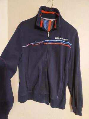 Chaqueta cortavientos negra vintage BMW Motorsport para hombre "POWERED" talla X grande Foto 1 de 4