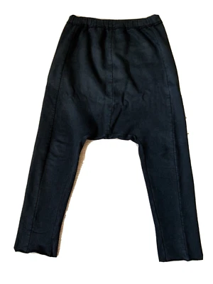 RUNDHOLZ DIP Ink Black Drop Crotch Harem Pants Size XS - Image 1 of 4