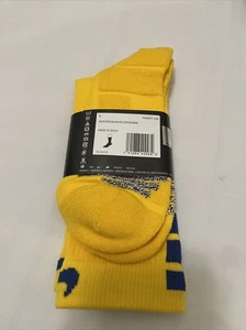 Nike NBA Authentic Socks Quip Grip Size L Yellow. Mid High PSK647-729. S53 - Picture 1 of 4