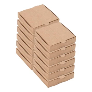 12 Pcs Mini Pizza Box Boxes Storage Containers Corrugated Paper Cases Wrapping - Picture 1 of 12