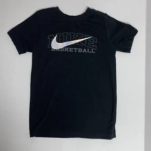 Boys' The Nike Tee Basketball T-Shirt Size XS Logo Black Short Sleeve - Picture 1 of 7
