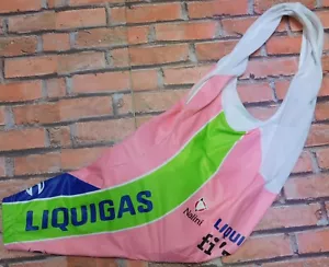 LIQUIGAS ROSA NALINI MAGLIA BODY SALOPETTE BICI CICLISMO BIB-SHORTS tg. S - Foto 1 di 3