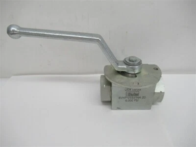 Válvula de bola de alta presión Parker BVHP12SSS1NA, #12, 6000 PSI Foto 1 de 4