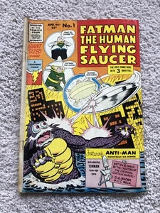 1967 LIGHTNING Comics FATMAN, THE HUMAN FLYING SAUCER #1 Rare SA 1st ap. - Bild 1 von 7