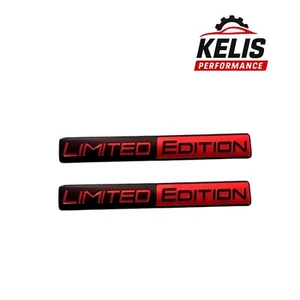 2x Limited Edition 3D Metal Emblem Badge Sticker for Car Trunk Fender Side Racin - Picture 1 of 4