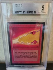 MTG Beta Fork ⭐⭐BGS GRADED MINT (9.5, 8.5, 9, 9.5) ⭐⭐ Rare 1993 Magic 6 HQ PICS