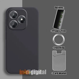 Phone Case for itel S23+ Liquid Silicone Gel Cover Privacy Screen Protector - Picture 1 of 17