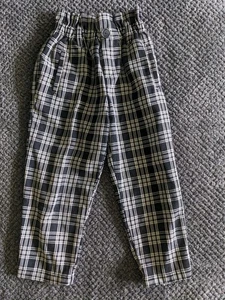 ZARA girls elasticized plaid pants size 6 - Picture 1 of 6
