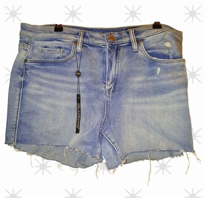 Pantalones cortos de mezclilla desgastados de tiro medio Blank NYC para mujer, talla 31 (similar a la talla 12) Foto 1 de 2