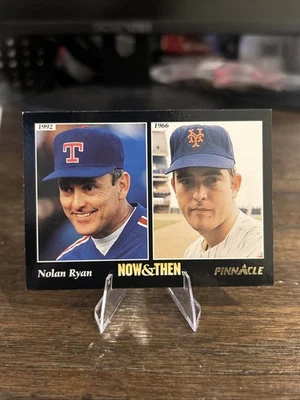 1993 Pinnacle - Now & Then Nolan Ryan #290 VG/EX Ungraded Condition Card HOF MLB - Image 1 of 2