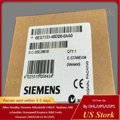 New Siemens DP Modules for ET 200S 6ES7131-4BD00-0AA0 6ES71314BD000AA0 - Image 1 of 4