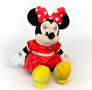Disney Build A Bear Minnie Mouse Peluche Lunares Rojo Vestido Retirado 2016 Relleno - Imagen 1 de 8