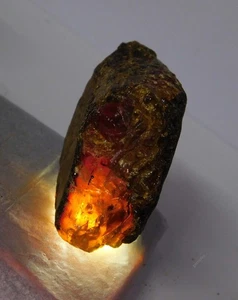 103.25 Ct Uncut Natural Orange Amber Gemstone Rough CERTIFIED Raw Loose Gemstone - Picture 1 of 6