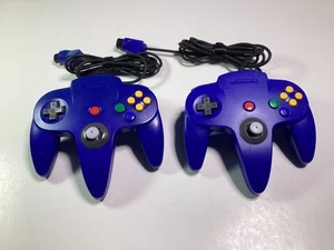 Nintendo 64 Controller Blu Autentico - Pulito-Testato e Funzionante - Foto 1 di 20