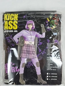 Original Kick Ass Hit Girl Costume cosplay   womens Large Pmg Rare promo KA 2010 - Picture 1 of 9