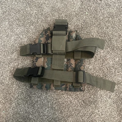 Plataforma de plataforma de pierna de muslo desplegable tela táctica usada 2025 ENVÍO RÁPIDO EE. UU. camuflaje Foto 1 de 3