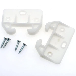 10 Pcs Plastic Drawer Guides Drawer Track Guides Drawer Rail for Dressers Hutche - Picture 1 of 3