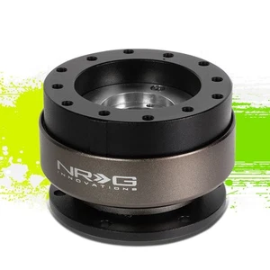 NRG SRK-200-1BK SFI VOLANTE DE ALUMINIO KIT LIBERACIÓN RÁPIDA 2.0 NEGRO/TITANIO - Imagen 1 de 8