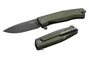 LionSteel Knives Myto Frame Lock MT01A GB Black M390 Green Aluminum - Imagen 1 de 3