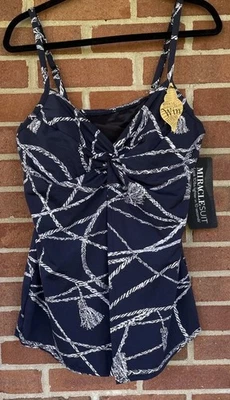 Camiseta Tankini Miraclesuit Pura Sangre Nudo Amor SOLO Mujeres 16 Azul Medianoche Playa Foto 1 de 4