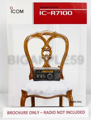 Brochure per ricevitore radio comunicazioni Icom IC-R7100 - Immagine 1 di 3