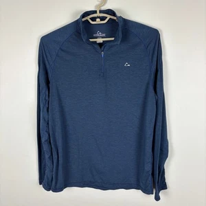 Merino Blend by Paradox Blue 1/4 Zip Quarter Zip Base Layer wool outdoor hiking - Picture 1 of 7