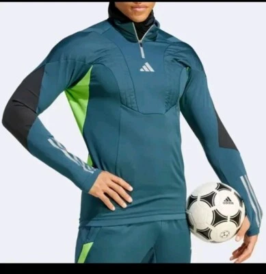 NEW Adidas Tiro 23 Competition Cold Weather Soccer Top Mens SMALL Green $90 - Image 1 of 4