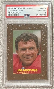 1994 SKYBOX PREMIUM JOE MONTANA REVOLUTION  R9~PSA 8~MINT SLAB~POP 6 W/10^ - Picture 1 of 6