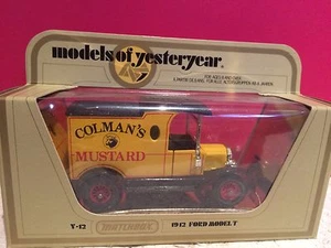 MATCHBOX "models of yesteryear" SUPERBE Y-12 FORD MODEL T 1912 NEUF EN BOITE L1 - Imagen 1 de 5