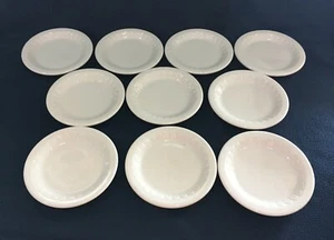 LOT OF 10 ROUND SHENANGO DESSERT PLATES - 6.5" DIAMETER - WHITE RESTAURANT WARE - Picture 1 of 6