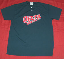 Delta Indians Teamwork Uniform Sz Xl (46-48) Teen Boys Navy Baseball Jersey #24