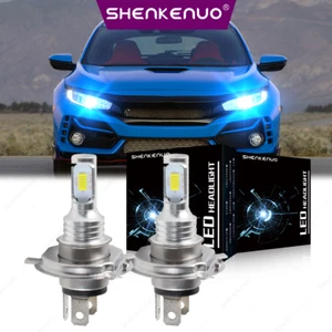 LED Headlight Kit Ice Blue Hi/Low Beam 2x Bulbs for HONDA CIVIC 1992-2002 2003 - Picture 1 of 9