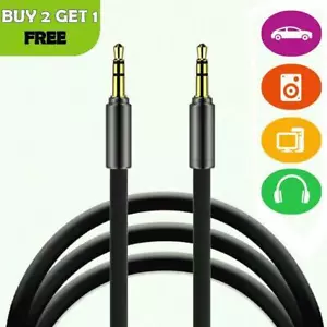 2M 3.5mm Male Plug to Aux Jack in Cable Audio Lead Cord for Car Wire Headphone - Picture 1 of 10